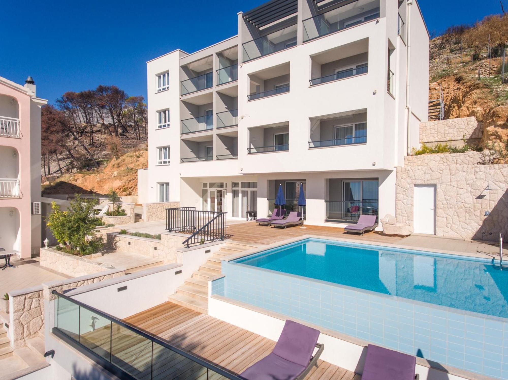 Villa Cascada Podgora Exterior foto